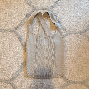 Abercrombie & Fitch Beige Tank Top